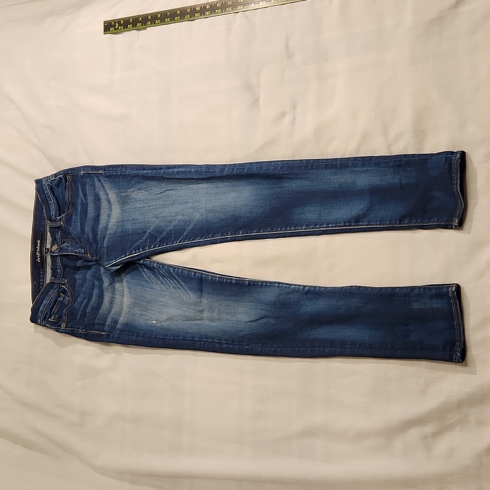Driftwood Jeans skinny Women's 26 blue denim low rise